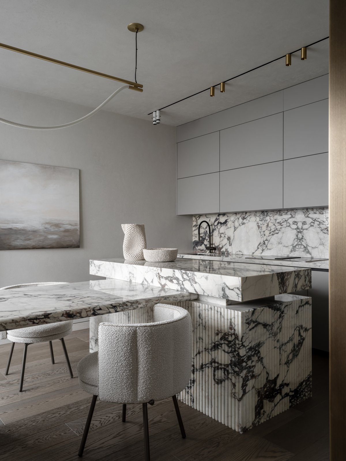 YinjiSpace Quadro Room x Moscow Apartment